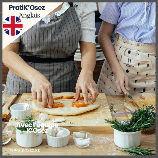 pratik'osez Atelier cuisine en anglais 'British cooking' with Sev